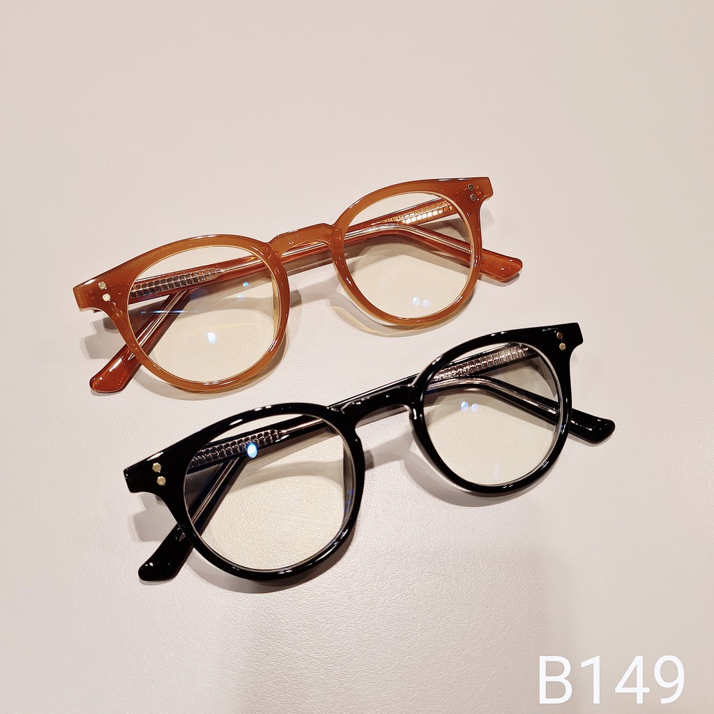 Gọng kính cận nam nữ Lily Eyewear mắt tròn kim loại kính thời trang Milan B149 | BigBuy360 - bigbuy360.vn
