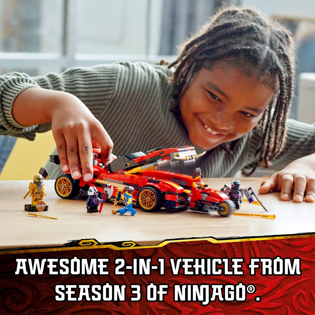 LEGO NINJAGO 71737 Siêu Xe Chiến Đấu Của Kai ( 599 Chi tiết)