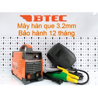 Máy hàn que điện tử Inverter BTEC MMA-200A chính hãng - hàn sắt que 3.2mm, công nghệ Nhật bản, BH 12 tháng toàn quốc