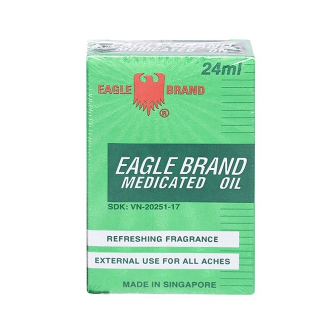 Dầu Gió Xanh Con Ó - Eagle Brand Medicated Oil