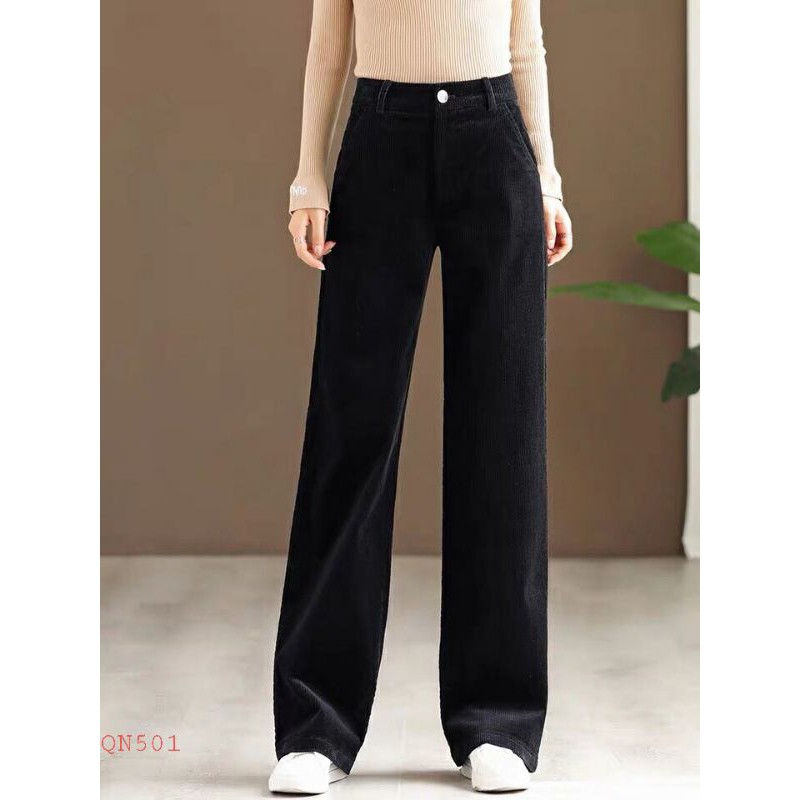 Quần culottes nhung QN501