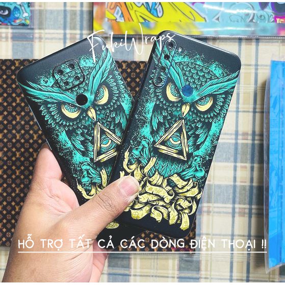 Tấm dán Skin, Ốp Lưng FULL VIỀN Dành Cho 12 Pro Max 11 Pro max X XS XR XSMAX 6Plus 7Plus 8Plus ip5 ip6 FukiShop