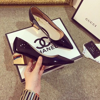 Giày cao gót Versace gót vuông 5p H0163