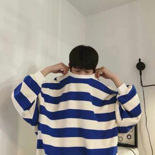 [ UNISEX ] Áo nỉ sweater kẻ thụng
