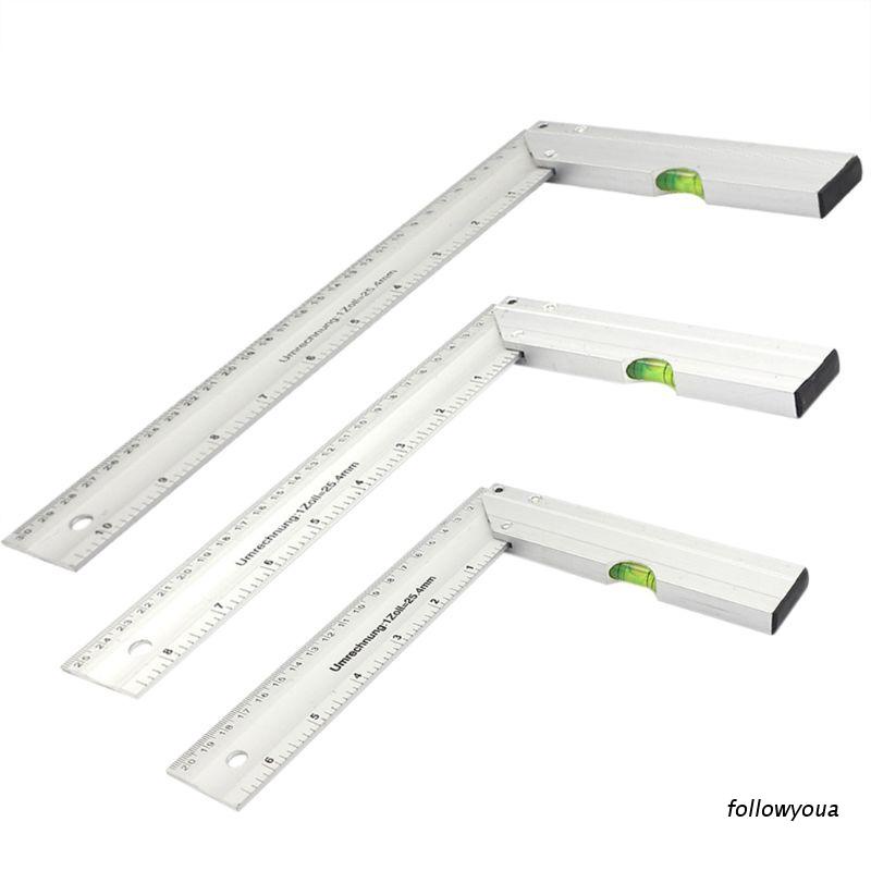 Thước Đo Gỗ Hình Vuông 90 Độ Tiện Dụng° Thước Đo Góc Cho Thợ Mộc 200mm 250mm 300mm