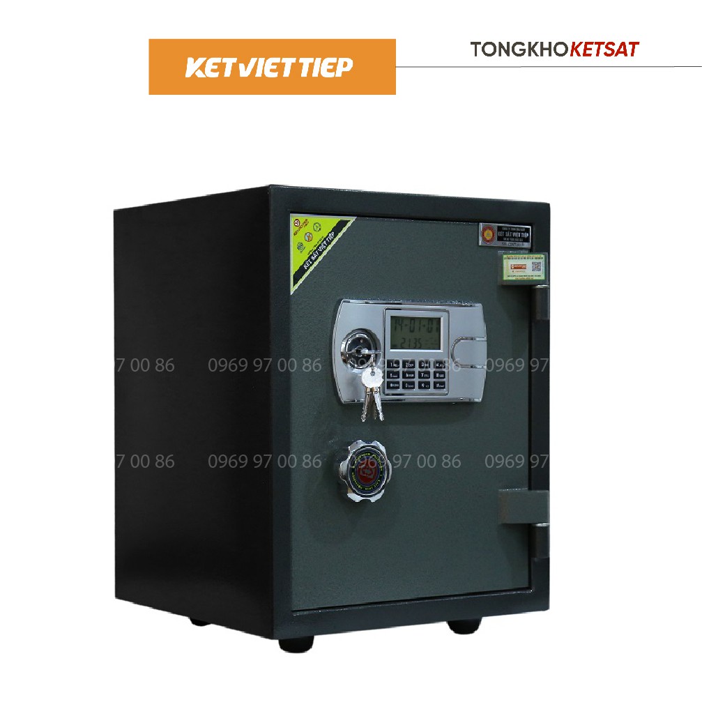 Két Sắt Việt Tiệp Chống Cháy Điện Tử Mini 2 Ngăn K88BLN-DT Nặng 55kg (Miễn Phí Giao Hàng) | BigBuy360 - bigbuy360.vn