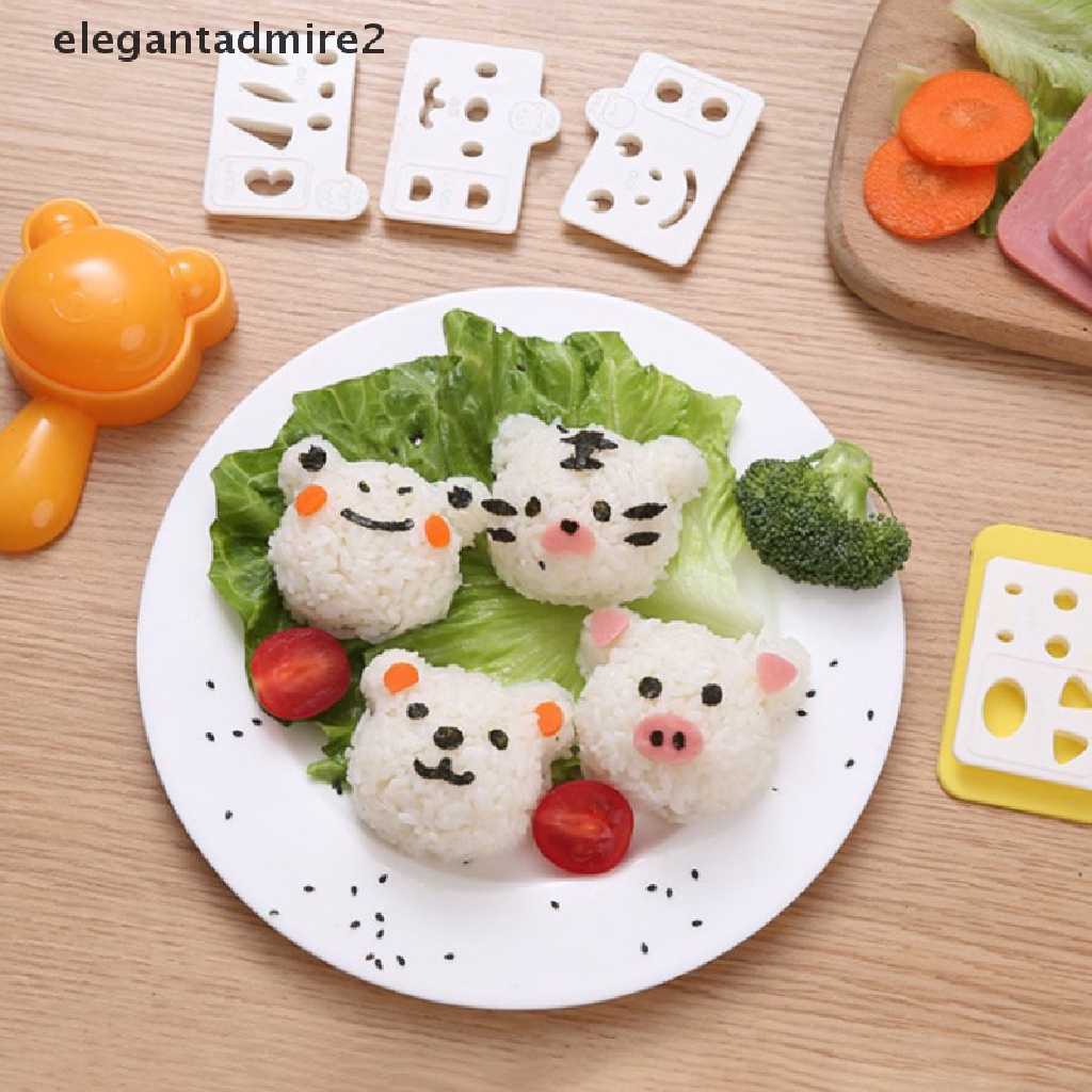 [gant] Khuôn Làm Cơm Nắm Hình Thỏ / Gấu Trúc / Gấu Trúc Dập Nổi Dễ Thương Dùng Trang Trí Bento