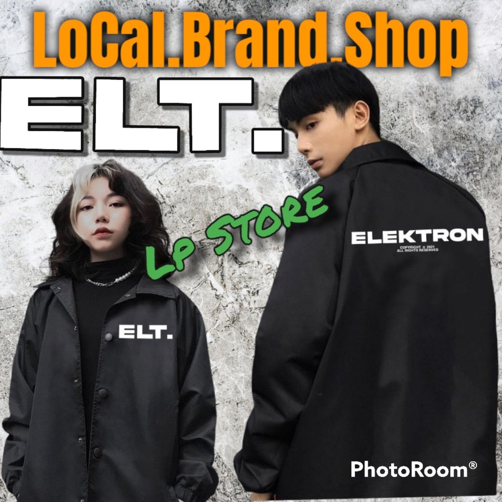 Áo Khoác Dù Trượt Nước Cao Cấp - Áo Bomber Jacket ELT Unisex .LP STORE