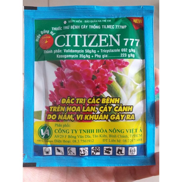 Citizen 777 7g trị nấm, vi khuẩn ở cây trồng ( hộp 50 gói)