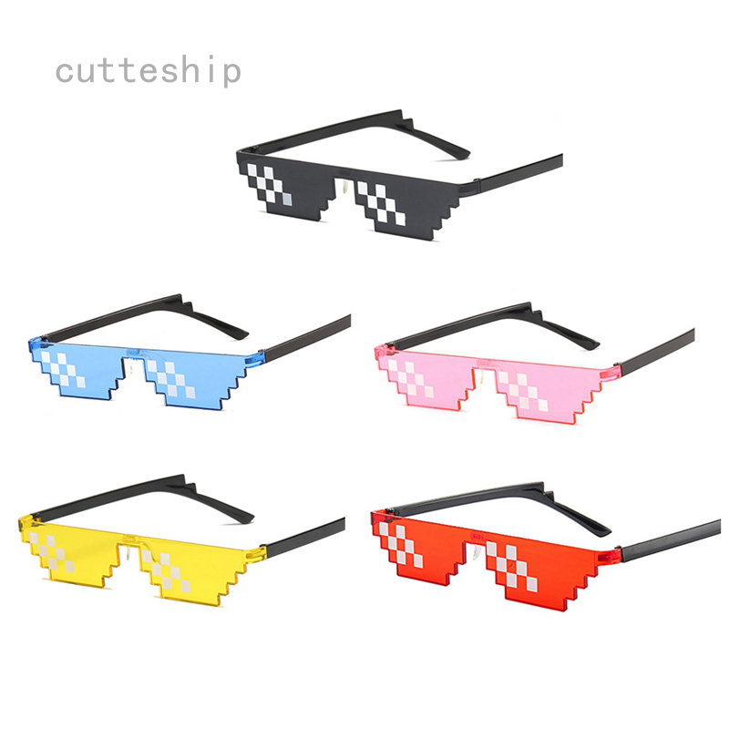 Kính mát không gọng Cutteship phong cách Thug Life làm đạo cụ chụp ảnh 5 màu tuỳ chọn