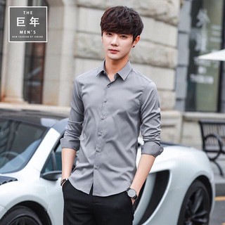 ÁO SƠ MI NAM CHẤT LỤA CAO CẤP MỀM MỊN, LỤA COTTON CO GIÃN CHỐNG NHĂN
