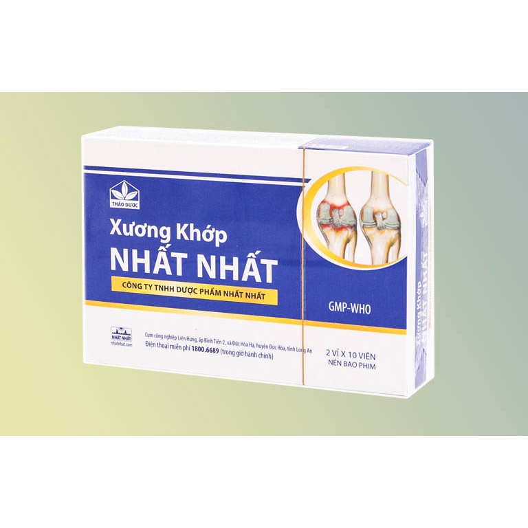 Xương Khớp NHẤT NHẤT -  Hỗ trợ đau mỏi viêm khớp, viêm khớp dạng thấp ( Hàng chính hãng)