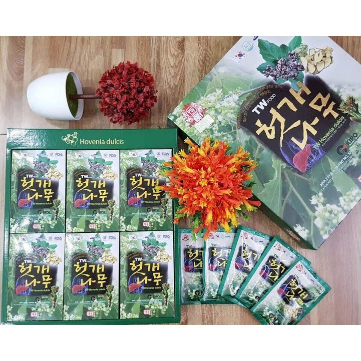 Nước bổ gan, giải rượu TAEWOONG Hàn Quốc hộp 30 gói * 70ml