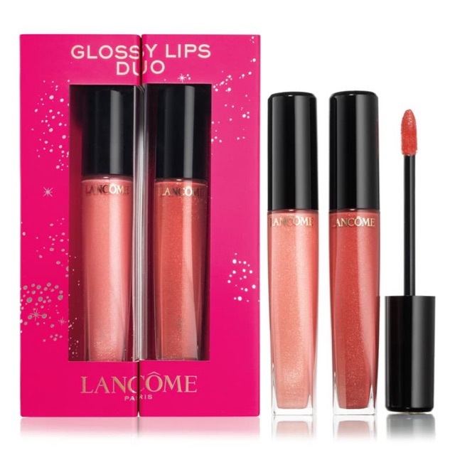 Set son bóng Lancome Glossy Lips Duo