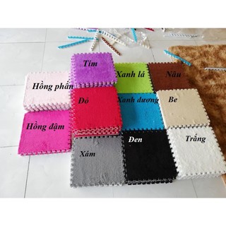 Thảm xốp ghép mặt lông - Giá rẻ nhất SG