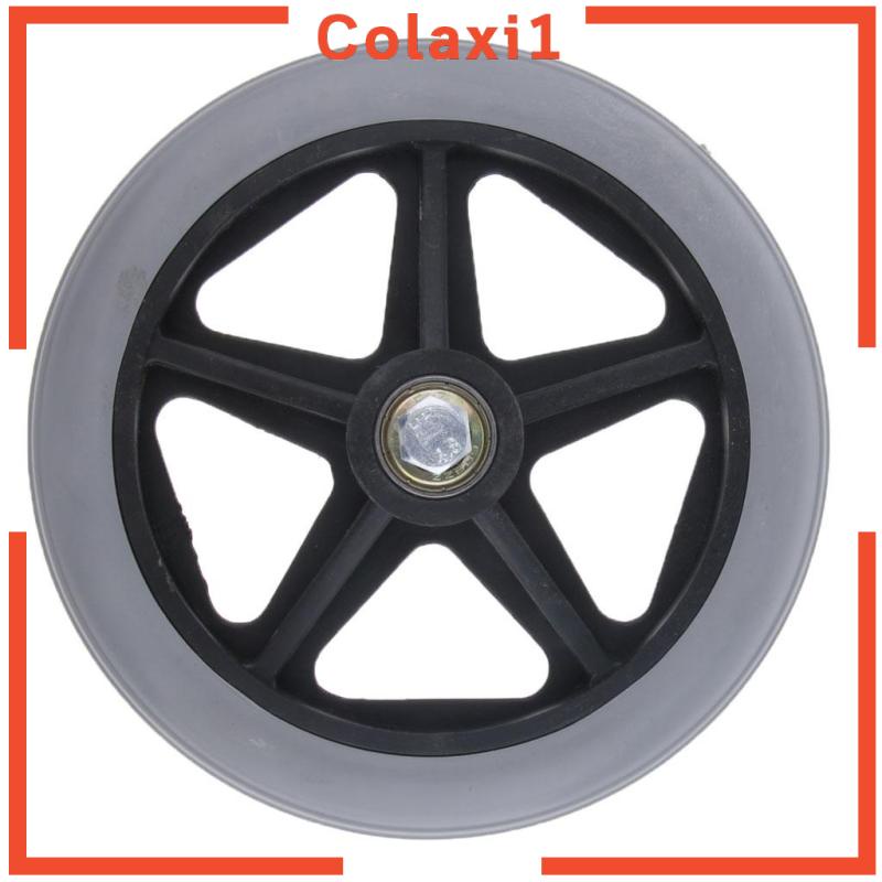 Bánh Xe Lăn Thay Thế Bằng Hợp Kim ABS Màu Xám 6 inch Cho Xe Lăn Trước Colaxi1