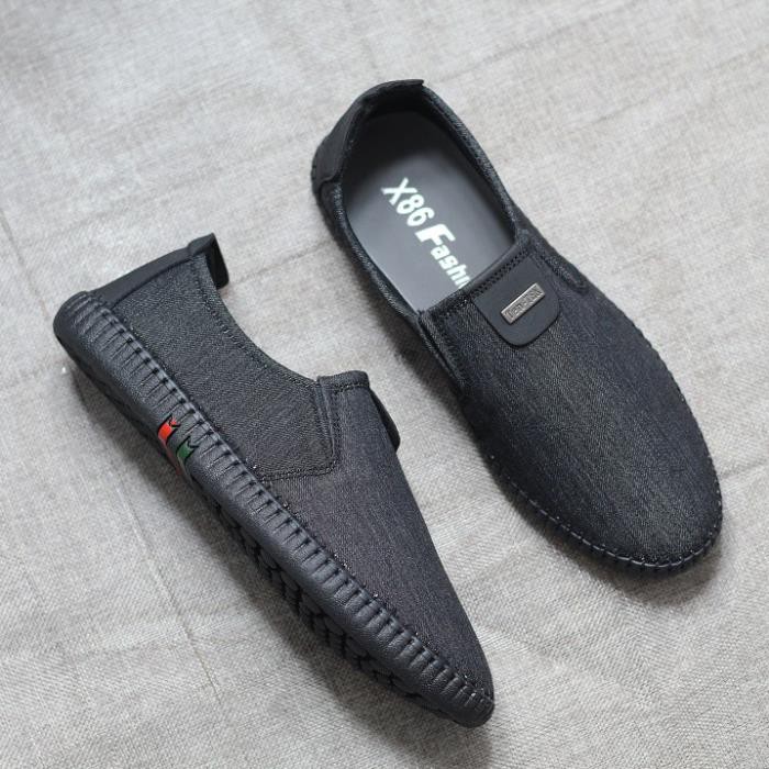 Giày lười nam vải jean đế khâu chăc chắn ( bảo hành 6 tháng) MTSPORT-MT44 | BigBuy360 - bigbuy360.vn
