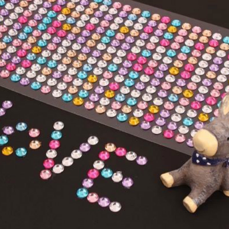 [Hàng mới về] Tờ 437 hạt đá giả trang trí móng 3d DIY