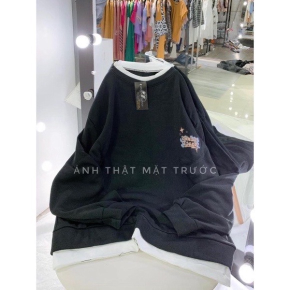 Áo Sweater JUNGLE Chất Nỉ Ngoại Dày Dặn Áo Sweater Tay Bồng Form Rộng Unisex - KD
