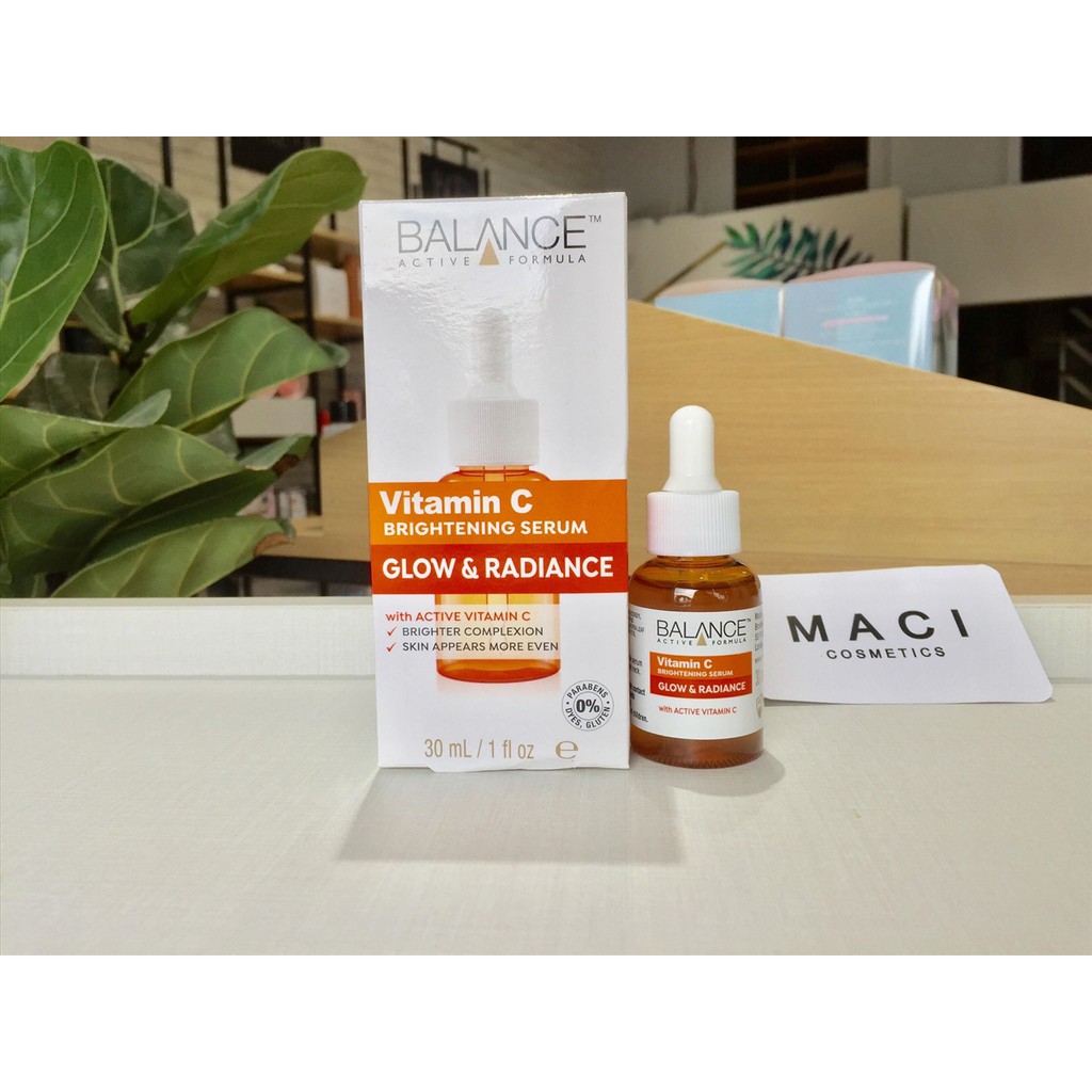 Serum Trắng Da, Mờ Thâm Balance Active Formula Vitamin C Brightening 30ml