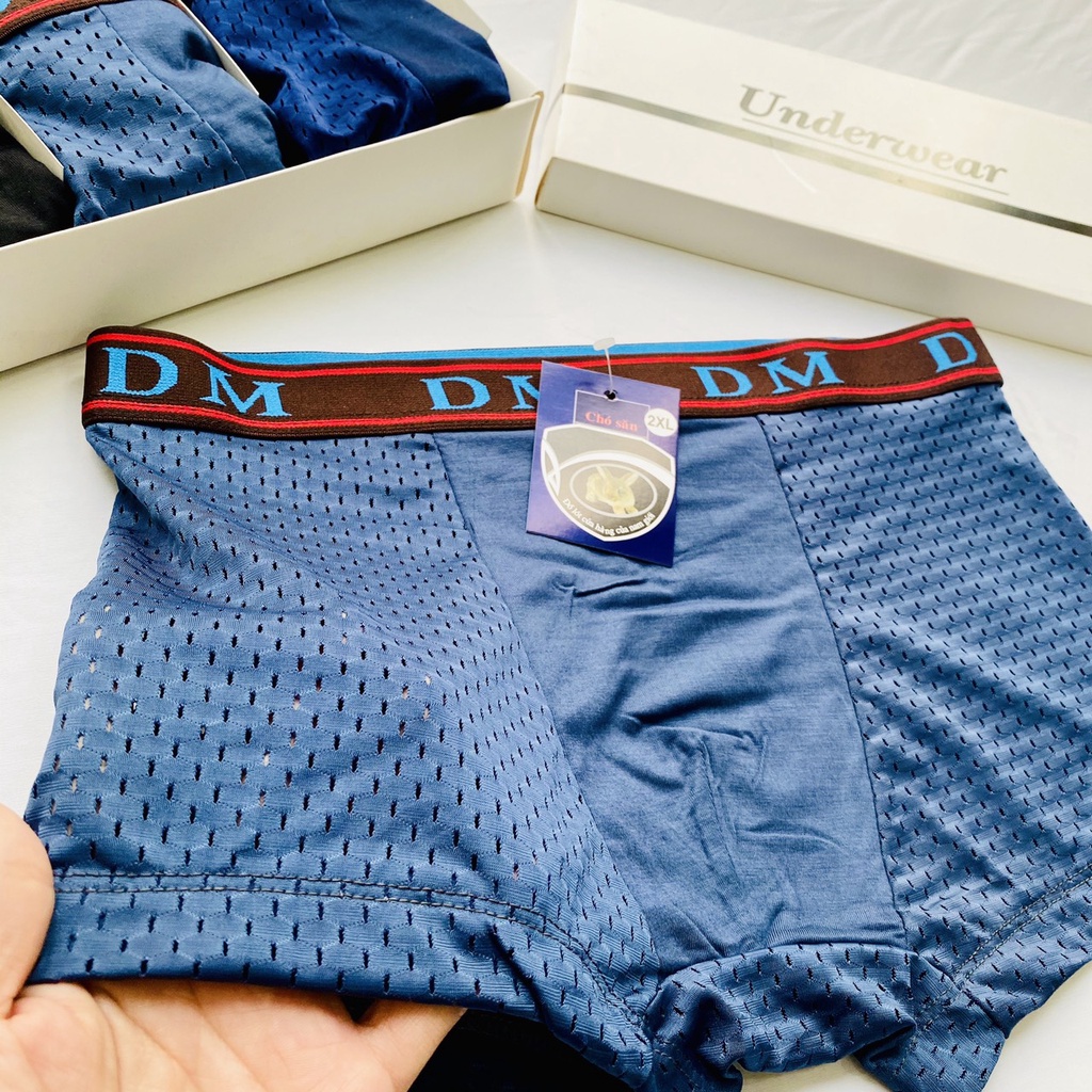 Quần Lót Nam đùi thông hơi, Quần sịp nam boxer thun lạnh thông hơi co giãn 4 chiều cao cấp ST01 - PROMAN