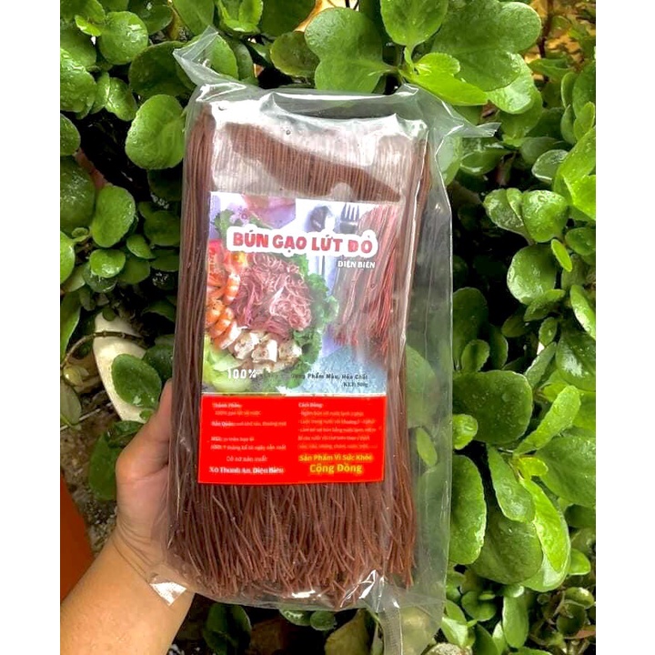 Bún gạo lứt đỏ giảm cân/ ăn kiêng Eatclean/ Gymer 500gr
