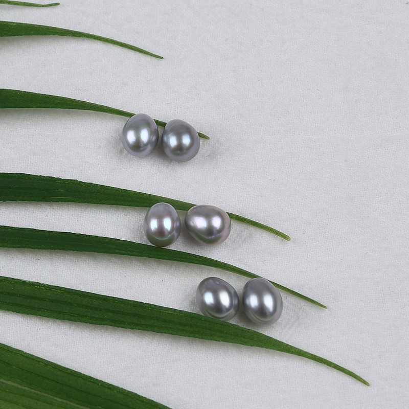 Khuyên Tai Hạt Ngọc Trai Dáng Rộng AAA