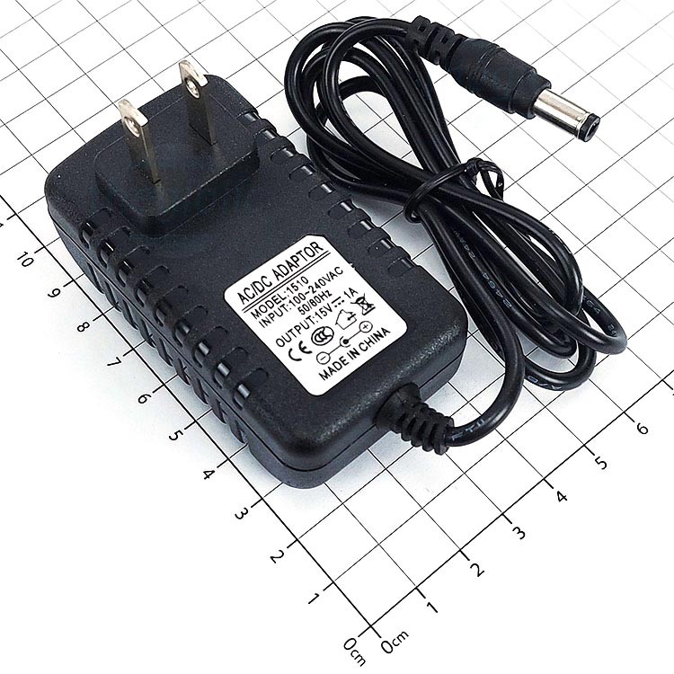 (Adapter) Nguồn 15V 2A chui tròn, sạc loa kéo và cấp điện 15V 2A cho thiết bị điện tử chung nguồn, Chui 5.5mm