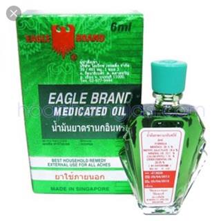 Dầu xanh con ó 6ml nhập khẩu Singapore (1 nắp)