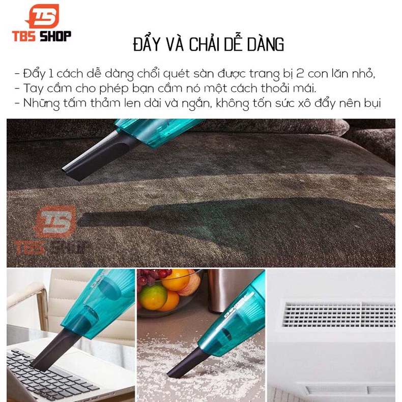 Máy hút bụi cầm tay Deerma Dx118C/Dx115c Công xuất 16000PA