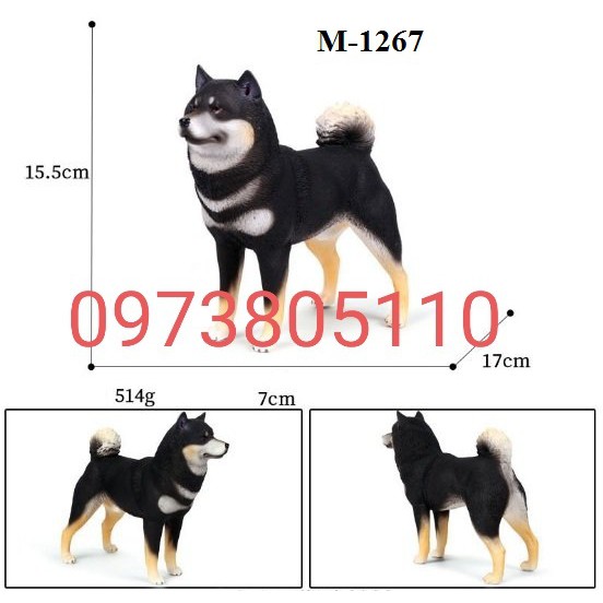 Mô Hình Chó Akita - Shiba