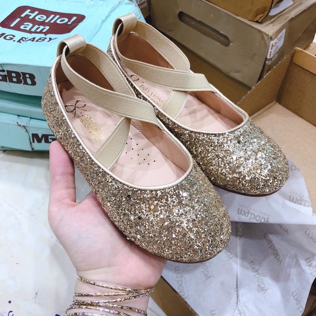 Giày búp bê kim tuyến
