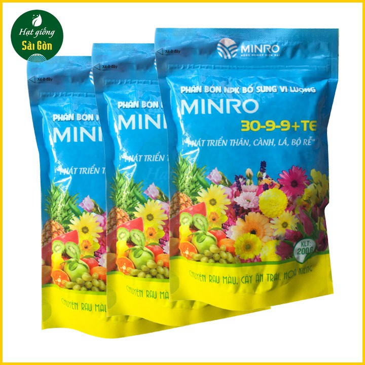 PHÂN BÓN NPK MINRO 30-9-9 (200GR)
