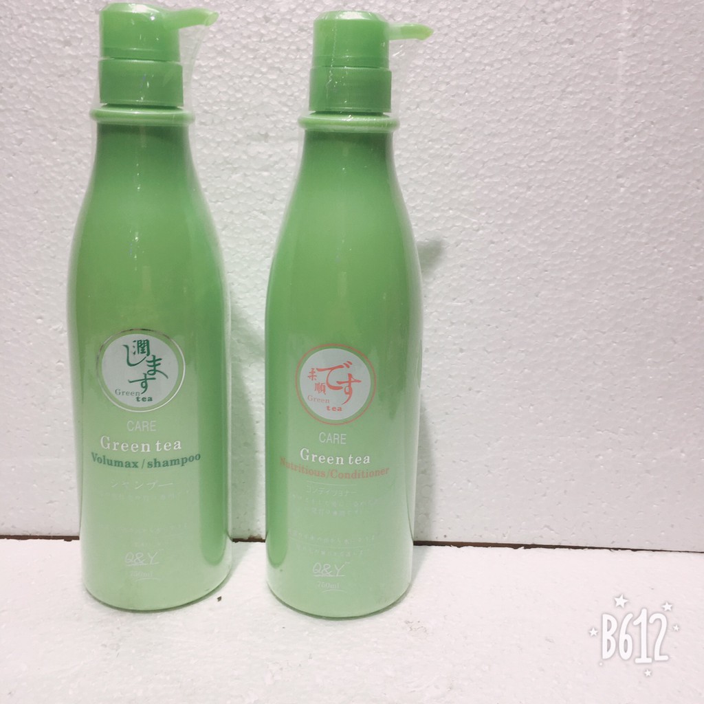Bộ Dầu Gội Xả Trà Xanh Greentea Trị Ngứa Da Đầu 750ml