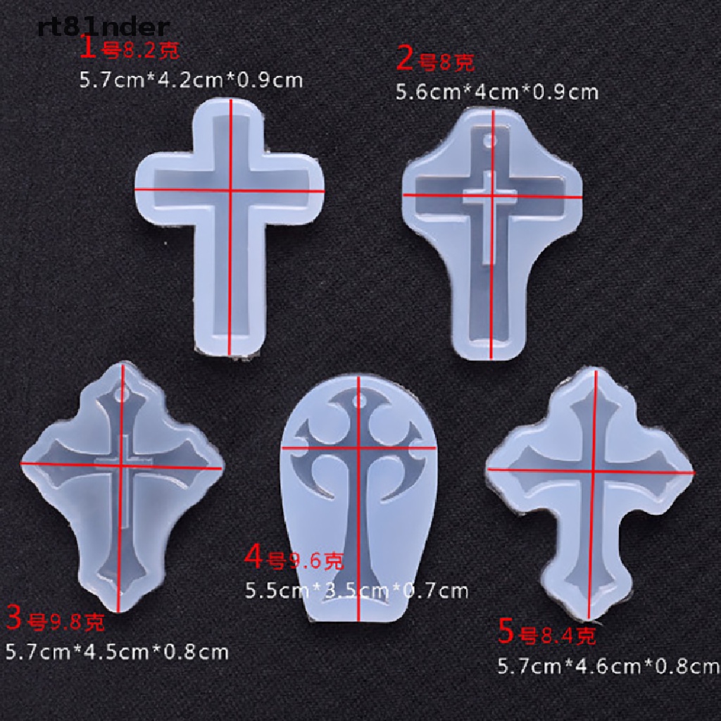 Khuôn Silicone Hình Chữ Thập Làm Trang Sức Thủ Công DIY