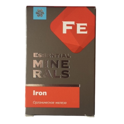 Sắt siberi - Essential Minerals Iron Siberian rất tốt cho mẹ bầu Sắt siberian - 60 viên - Date T3/2023