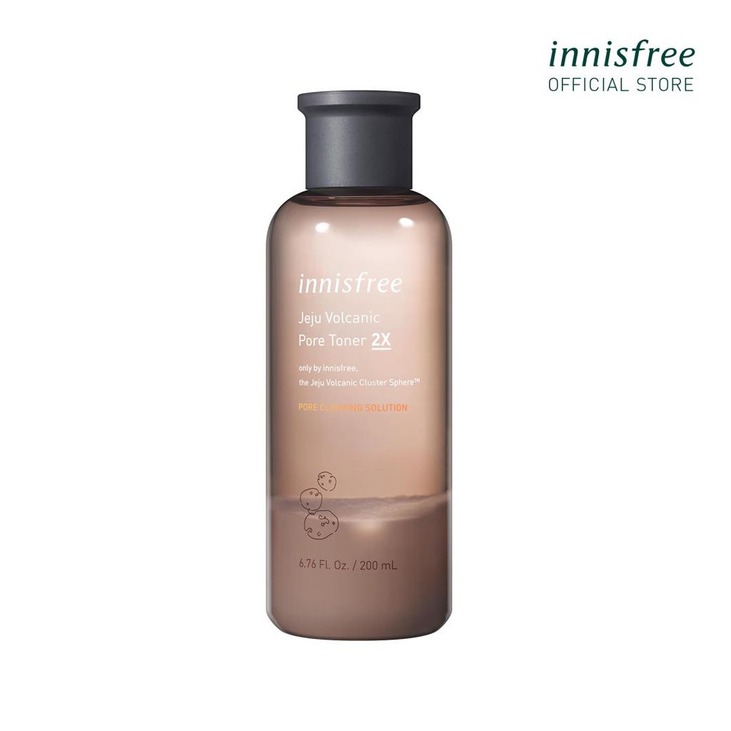 [Mã FMCGMALL -8% đơn 250K] Nước cân bằng chăm sóc da từ tro núi lửa innisfree Jeju Volcanic Pore Toner 2X 200ml
