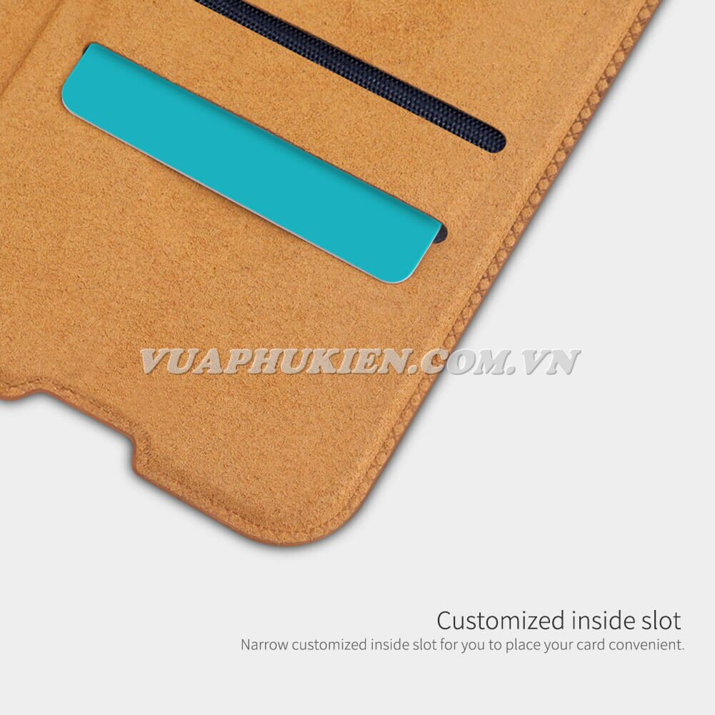 Bao da dành cho Samsung Galaxy Note 5, Note 7, Note FE, Note 10 Lite chính hãng Nillkin QIN Leather Case
