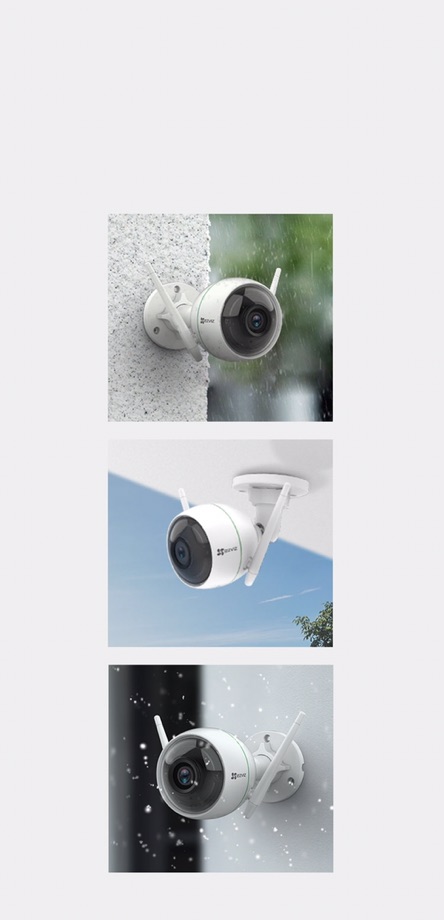 Camera ip ezviz c3wn chuẩn 2mp 1080 lắp đặt trong nhà và ngoài trời