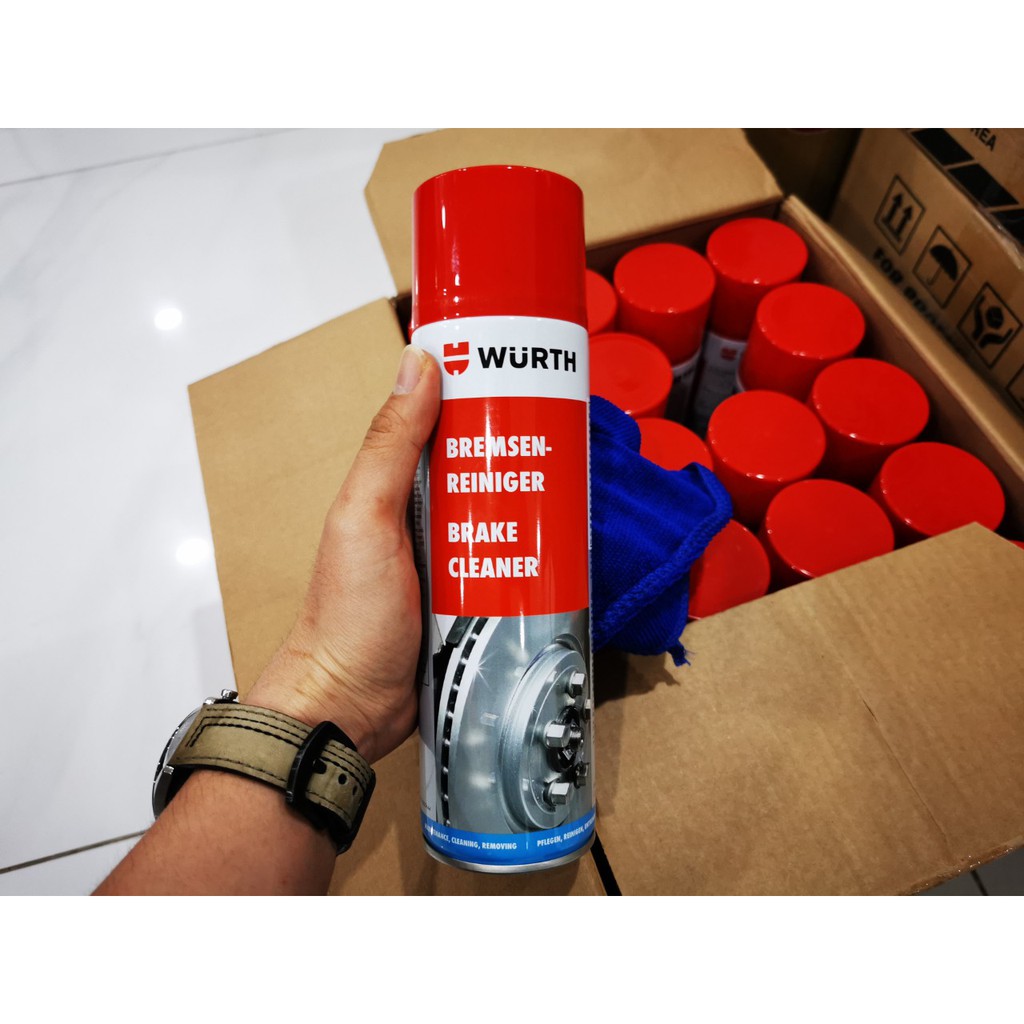 Dung Dịch Vệ Sinh Thắng Xe Wurth Brake Cleaner 500ml Tặng khăn - W0890