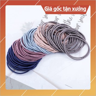 Combo 10 Dây cột tóc kiểu dáng đơn giản phong cách Hàn Quốc