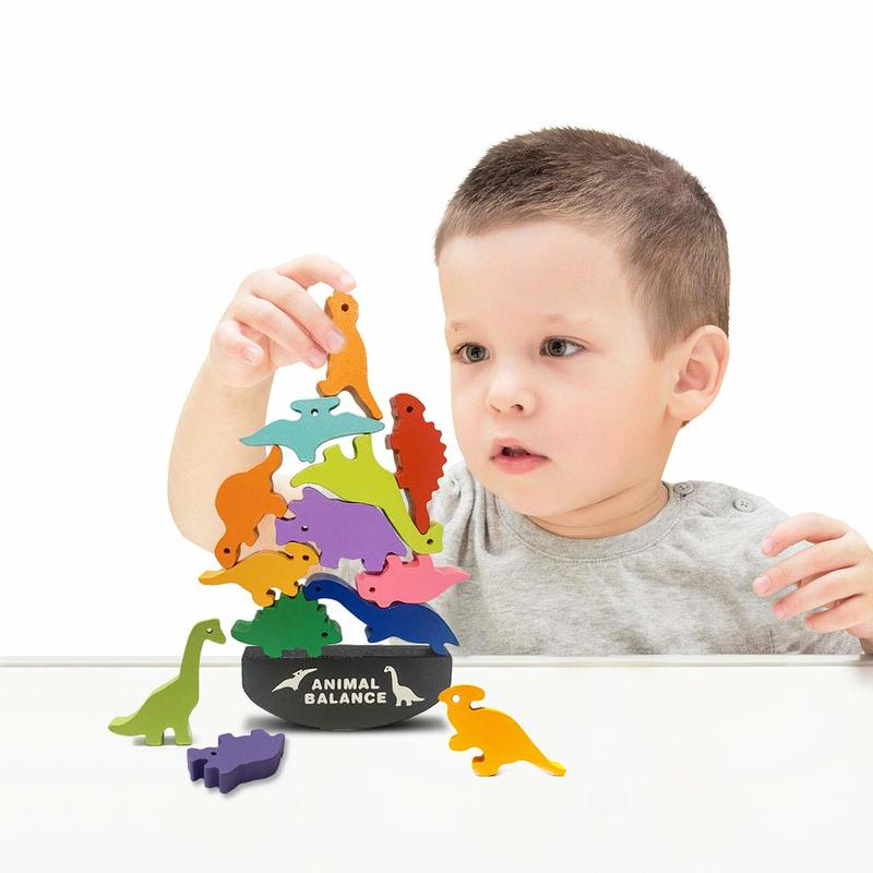 Bộ Đồ Chơi Bập Bênh Bằng Gỗ Cho Bé