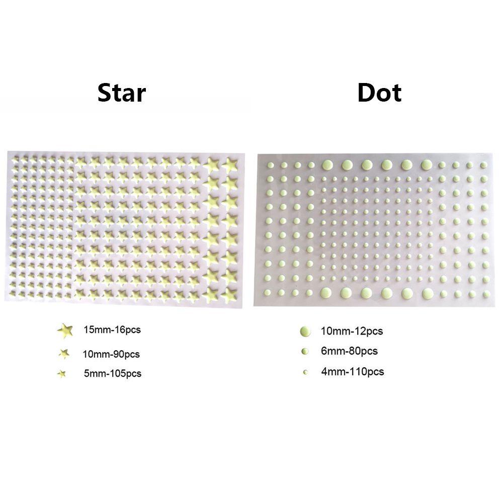 CONOPERY 202 Miếng Dán Tường 3D Hiệu Ứng Dạ Quang