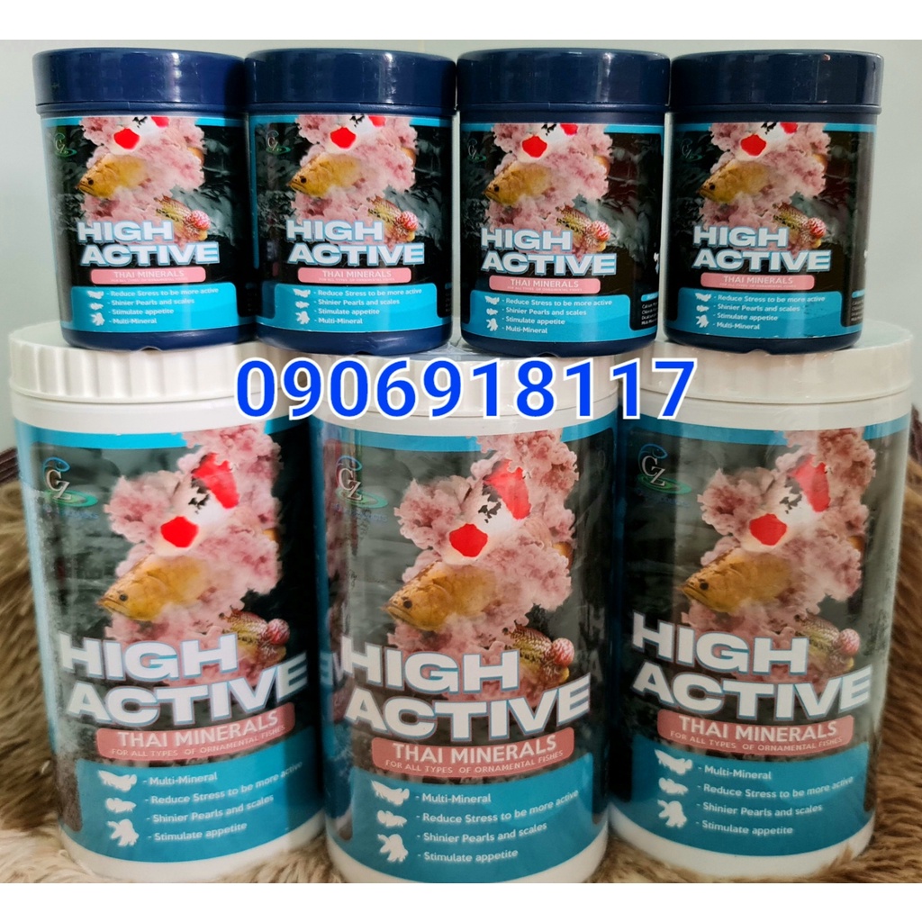 Khoáng Chất High Active hộp 100gr cho cá cảnh (Hàng Thailand)