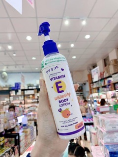 Body lotion trắng da Vitamin E