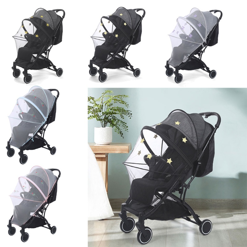 Lưới Chống Muỗi / Côn Trùng Gắn Xe Đẩy Em Bé Tiện Dụng