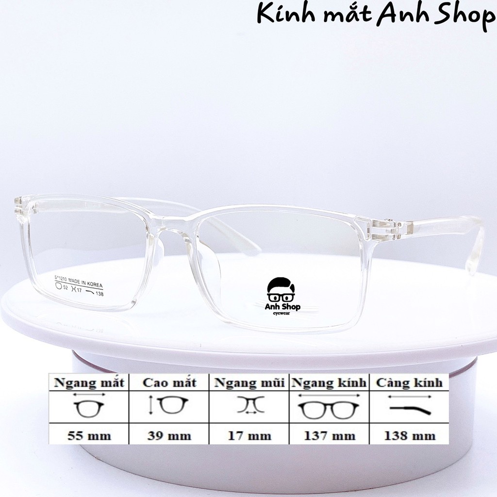 Gọng kính nhựa dẻo nhiều màu sắc kiểu dáng sang trọng KN1210