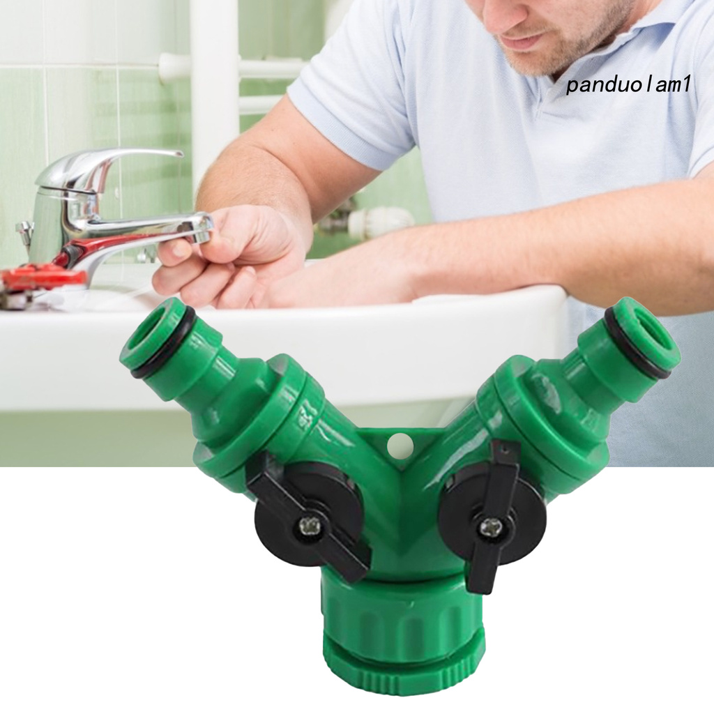 Van Nối Vòi Nước 2 Chiều Hình Chữ Y Bằng Nhựa Chống Rò Rỉ