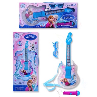 ❄️❄️ Đồ Chơi Đàn Guitar Frozen Elsa - Kitty ❄️❄️ Xanh / Hồng / Vàng