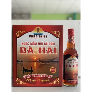 Thùng nước mắm nhĩ lú cá cơm đặc biệt bà hai 40 độ đạm